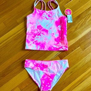 NWT Children’s Place Girls Swim Tankini M 7/8